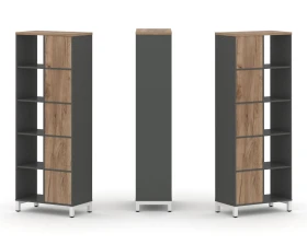 Набор стеллажа 2-х сторон., 5 яр. 754x400x1982 Стайл Проджект / Style Project images