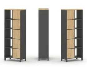 Набор стеллажа 2-х сторон., 5 яр. 754x400x1982 Стайл Проджект / Style Project images