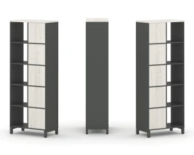 Набор стеллажа 2-х сторон., 5 яр. 754x400x1982 Стайл Проджект / Style Project images