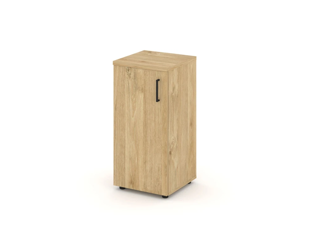 Шкаф низкий узкий левый закрытый 400x400x833 Стайл Проджект / Style Project