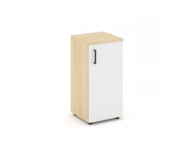 Шкаф низкий узкий правый закрытый 400x400x833 зад. стенка HDF Стайл Проджект / Style Project images