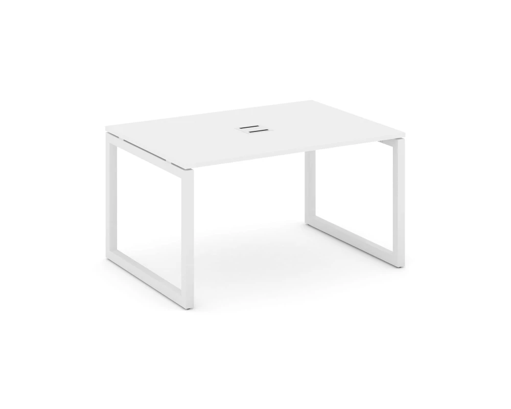 Стол переговорный на О-образном каркасе 50 мм с лючком 1180x980x750 Стайл Проджект / Style Project