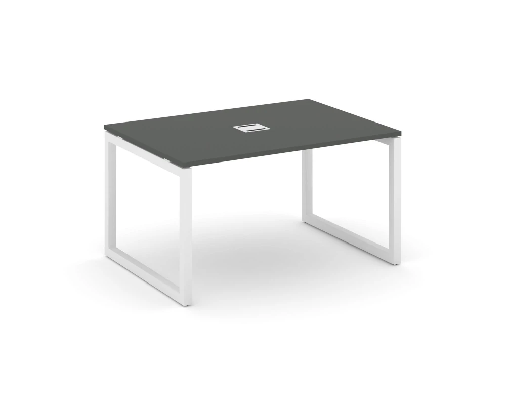 Стол переговорный на О-образном каркасе 50 мм с лючком 980x980x750 Стайл Проджект / Style Project