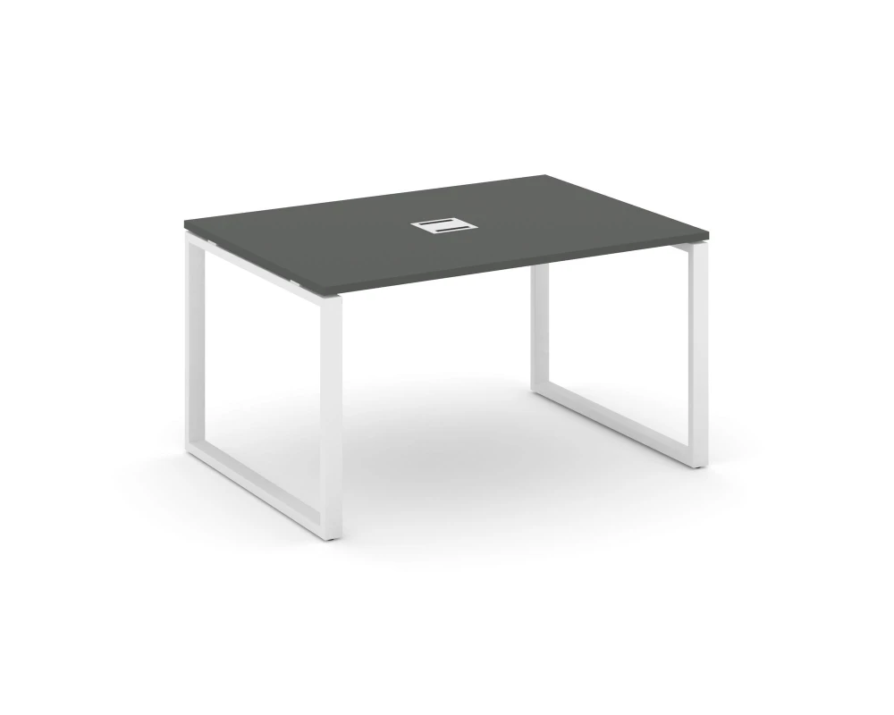 Стол переговорный на О-образном каркасе 60 мм с лючком 1580x980x750 Стайл Проджект / Style Project