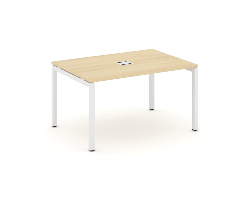 Стол переговорный на П-образном каркасе 50 мм с лючком 1180x980x750 Стайл Проджект / Style Project