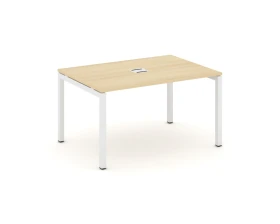 Стол переговорный на П-образном каркасе 50 мм с лючком 1180x980x750 Стайл Проджект / Style Project images