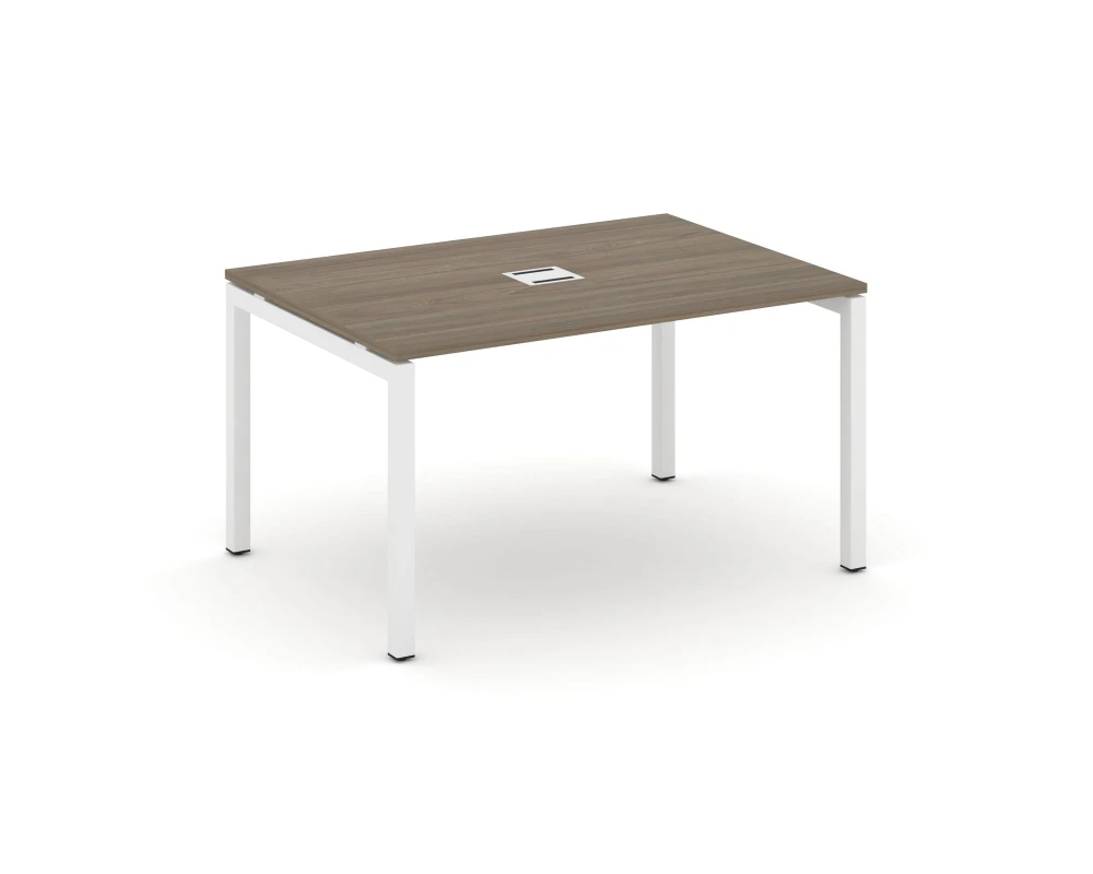 Стол переговорный на П-образном каркасе 50 мм с лючком 1180x980x750 Стайл Проджект / Style Project