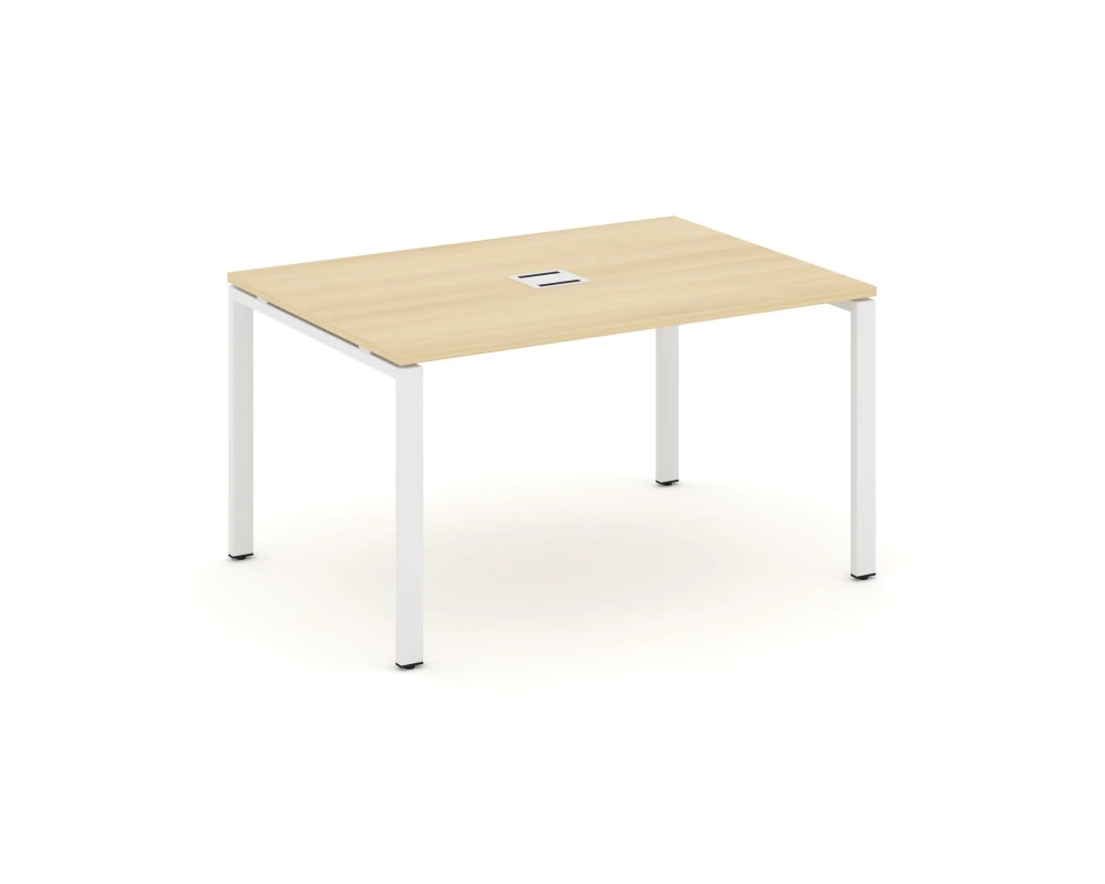 Стол переговорный на П-образном каркасе 60 мм с лючком 980x980x750 Стайл Проджект / Style Project