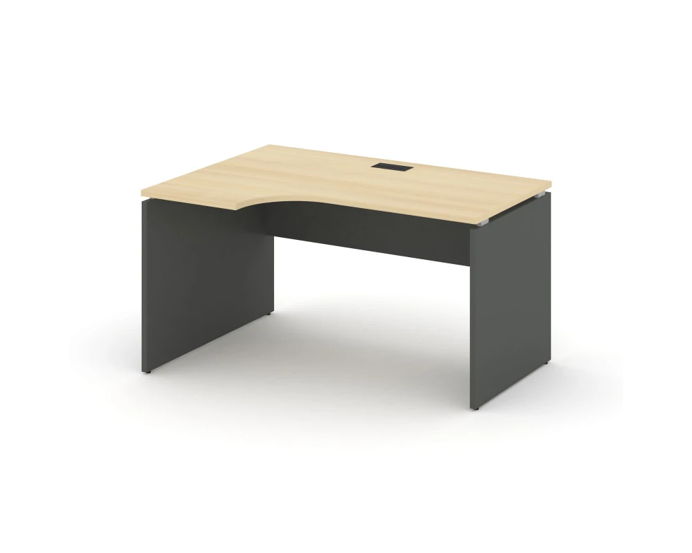 Стол рабочий эргоном. левый 1380x700/980x750 Стайл Проджект / Style Project