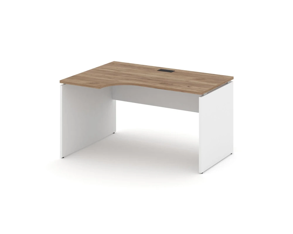 Стол рабочий эргоном. левый 1380x800/980x750 Стайл Проджект / Style Project