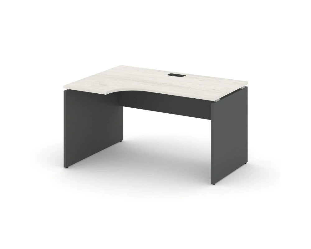 Стол рабочий эргоном. левый 1380x800/980x750 Стайл Проджект / Style Project