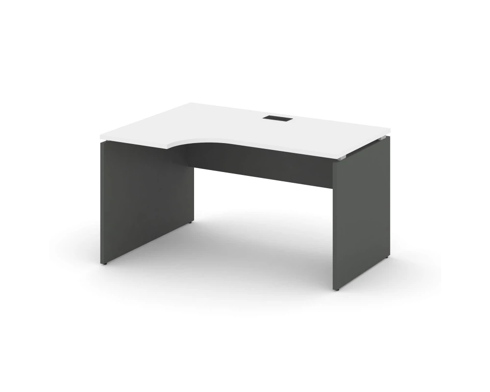 Стол рабочий эргоном. левый 1580x600/980x750 Стайл Проджект / Style Project