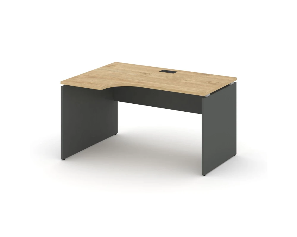 Стол рабочий эргоном. левый 1580x600/980x750 Стайл Проджект / Style Project