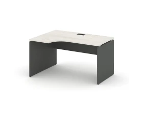 Стол рабочий эргоном. левый 1580x700/980x750 Стайл Проджект / Style Project images