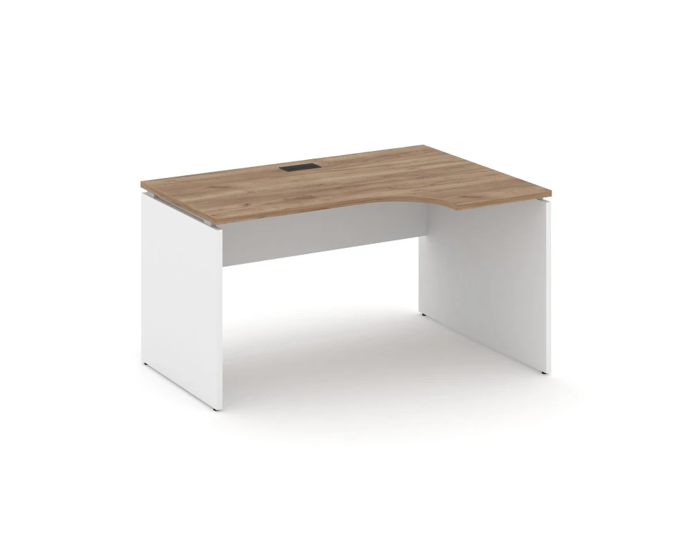 Стол рабочий эргоном. правый 1380x800/980x750 Стайл Проджект / Style Project