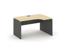 Стол рабочий эргоном. правый 1380x800/980x750 Стайл Проджект / Style Project images