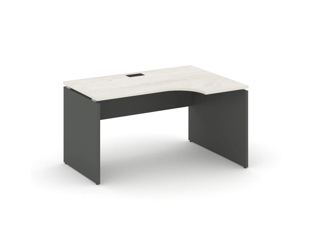 Стол рабочий эргоном. правый 1380x800/980x750 Стайл Проджект / Style Project