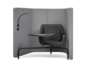 Кресло с акустической перегородкой и столиком Morgan Uno images