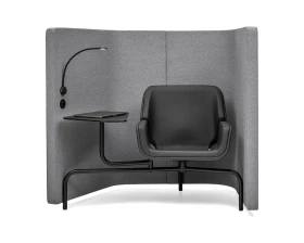 Кресло с акустической перегородкой и столиком Morgan Uno images