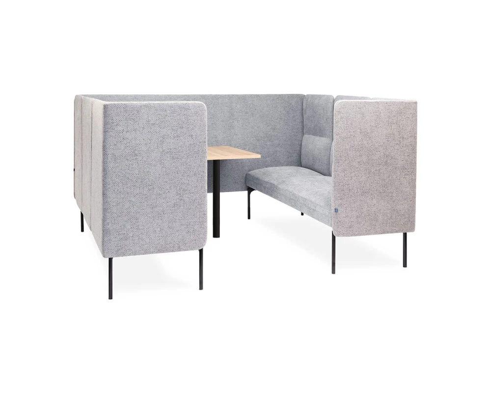 Кресло с акустической перегородкой и столиком Toronto