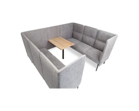 Кресло с акустической перегородкой и столиком Toronto images