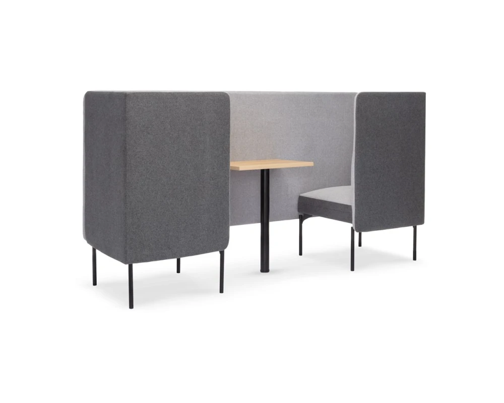Кресло с акустической перегородкой и столиком Toronto