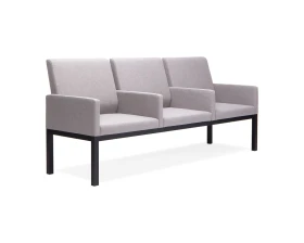 Диван трехместный с подлокотниками между сиденьями Norman images