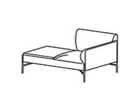 Двухместная секция со столиком, п/л слева Toscana images