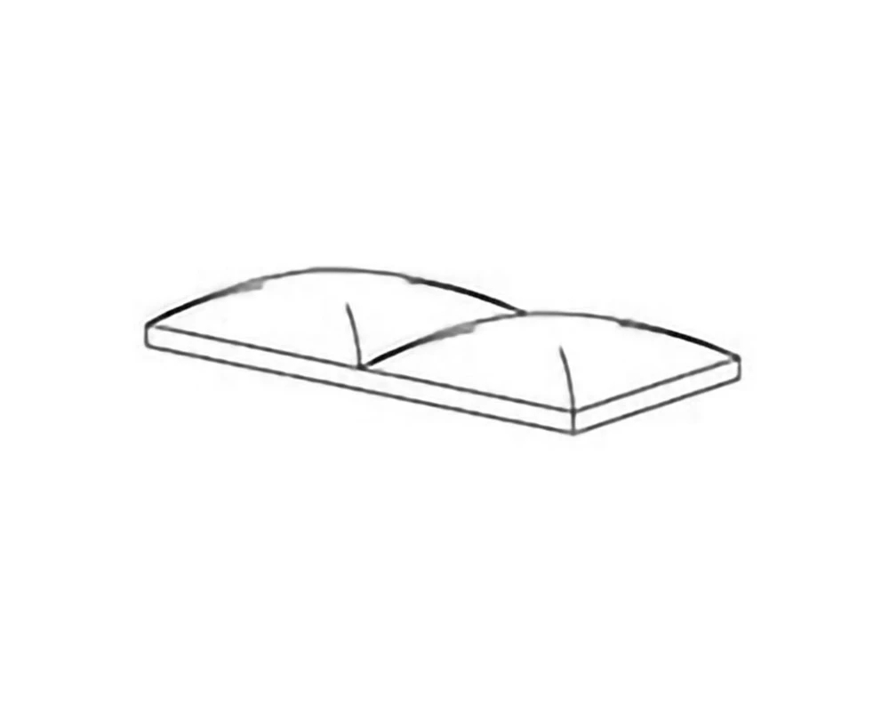 Сиденье модульного дивана двухместное Toronto