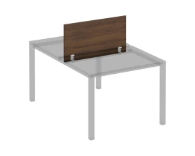 Экран для рабочей станции 100 на белом металлокаркасе Комфорт КФ images