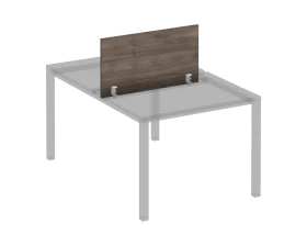 Экран для рабочей станции 100 на белом металлокаркасе Комфорт КФ images