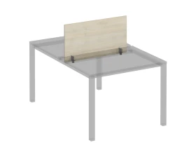 Экран для рабочей станции 100 на сером металлокаркасе Комфорт КФ images