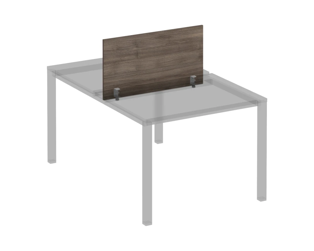 Экран для рабочей станции 100 на сером металлокаркасе Комфорт КФ