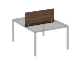 Экран для рабочей станции 120 на сером металлокаркасе Комфорт КФ images