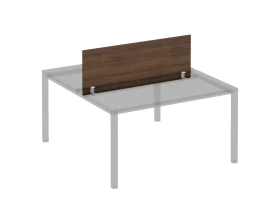 Экран для рабочей станции 140 на белом металлокаркасе Комфорт КФ images