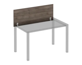 Экран для стола 120 на белом металлокаркасе КФ фронтальный Комфорт КФ images