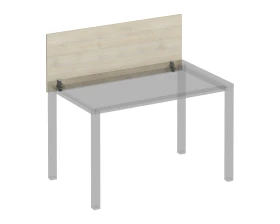 Экран для стола 120 на сером металлокаркасе КФ фронтальный Комфорт КФ images