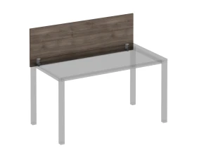 Экран для стола 140 на сером металлокаркасе Комфорт КФ images