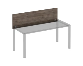 Экран для стола 160 на сером каркасе КФ с кронштейнами Комфорт КФ images