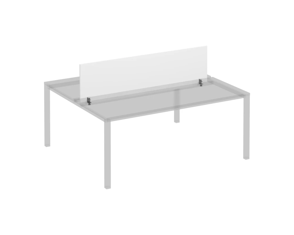 Экран фронтальный с кронштейнами для станции 180 на сером каркасе Комфорт КФ