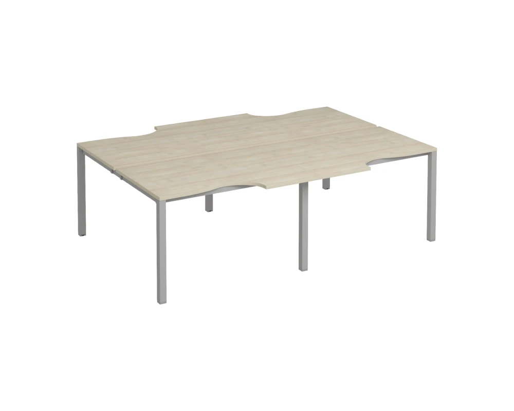 Рабочая станция эргономичные столы на каркасе КФ (4х120) Комфорт КФ