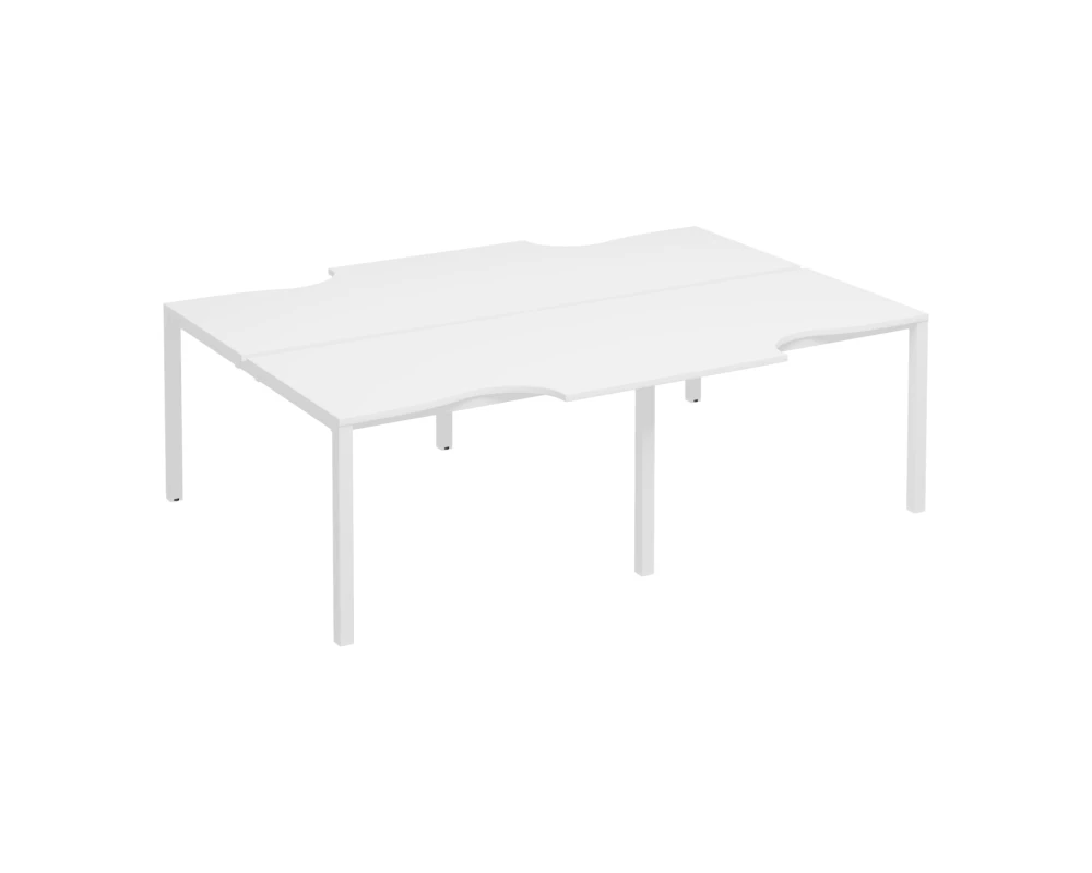 Рабочая станция эргономичные столы на каркасе КФ (4х120) Комфорт КФ