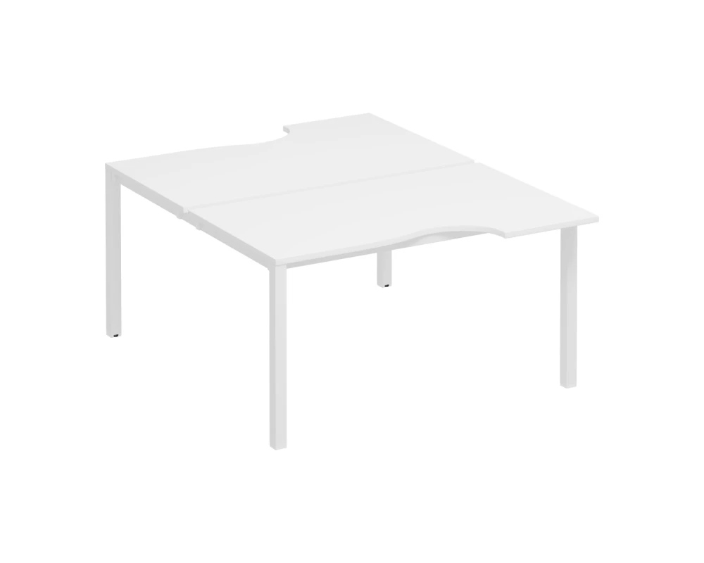 Рабочая станция со столами на каркасе КФ (2х140) Комфорт КФ