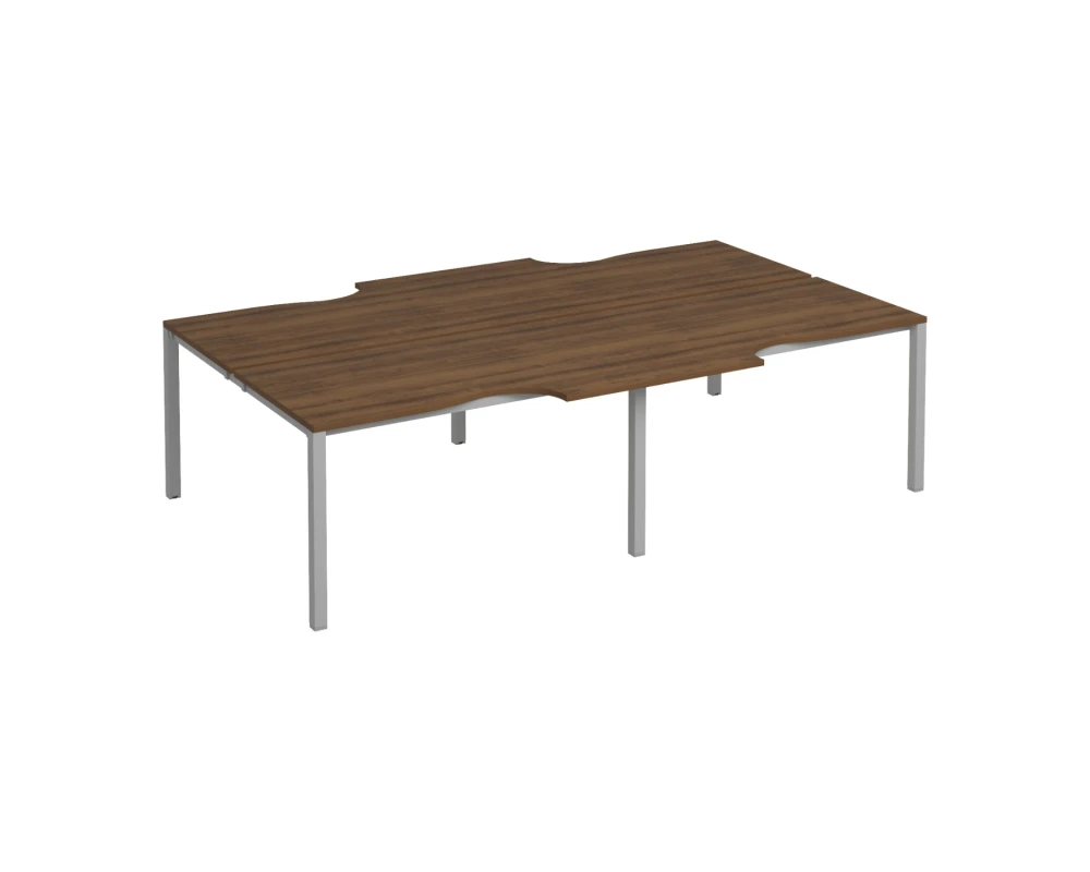 Рабочая станция со столами на металлокаркасе КФ (4х140) Комфорт КФ