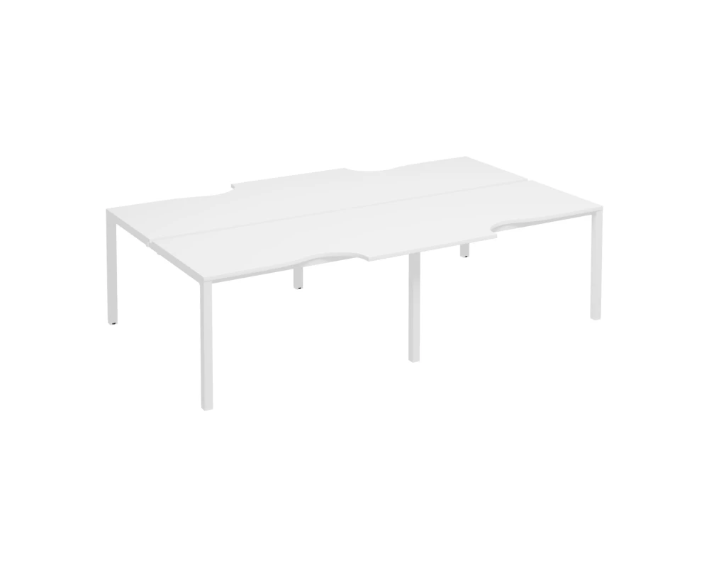 Рабочая станция со столами на металлокаркасе КФ (4х140) Комфорт КФ