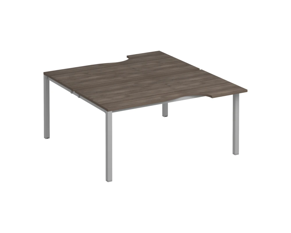 Рабочая станция со столами на опорах КФ (2х160) Комфорт КФ