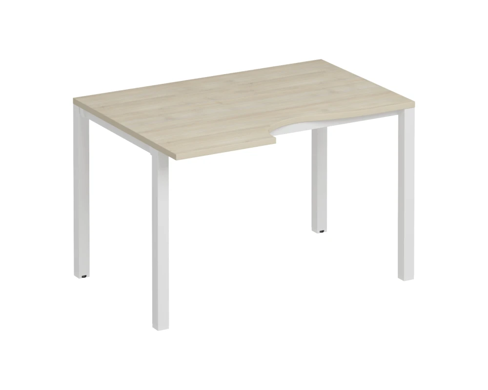 Стол эргономичный левый на металлокаркасе 160 Комфорт КФ