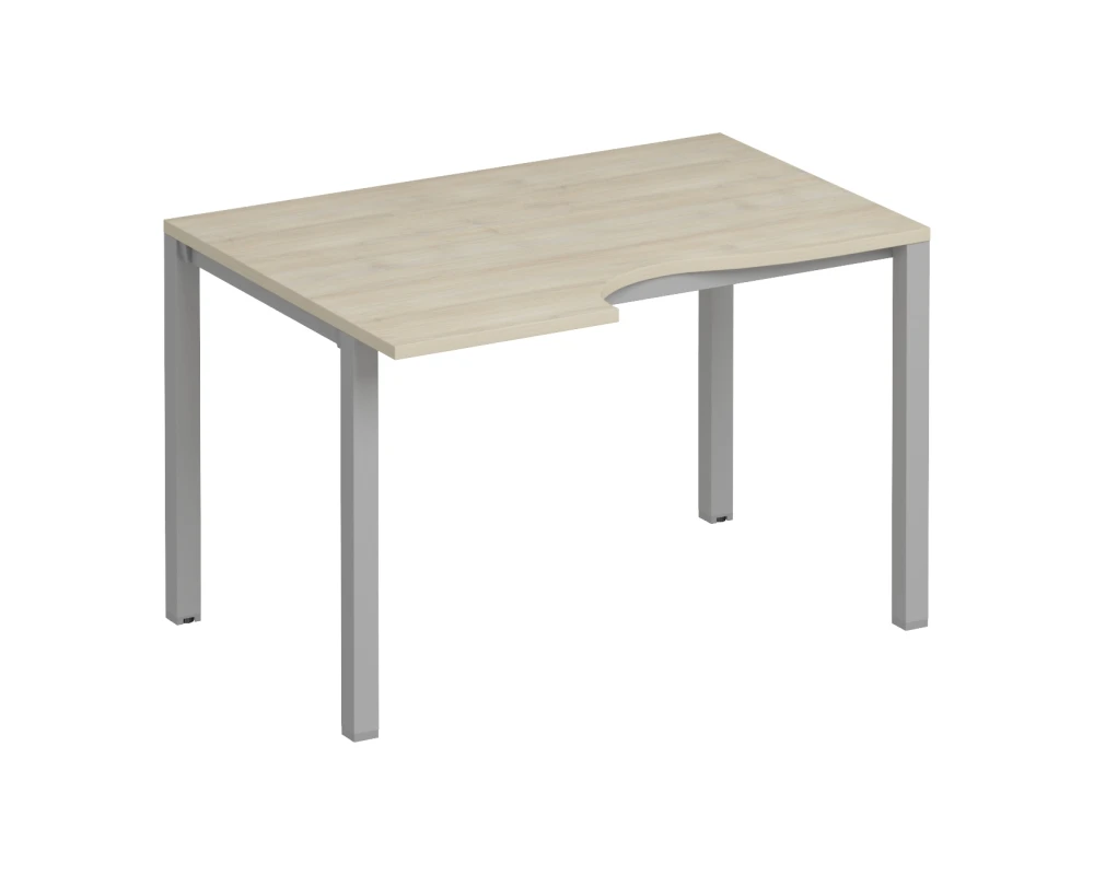 Стол эргономичный левый на металлокаркасе 160 Комфорт КФ