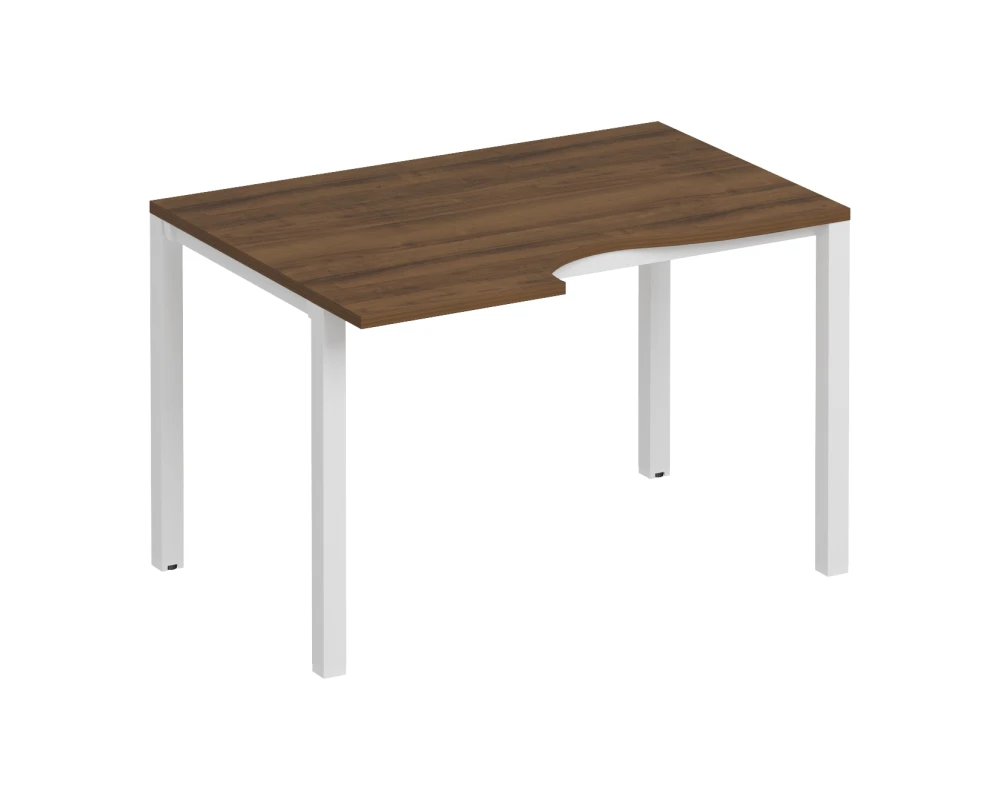 Стол эргономичный левый на металлокаркасе 160 Комфорт КФ