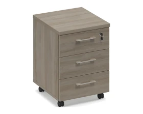 Тумба выкатная 3-ящ. с замком (топ ДСП) Time Metal images